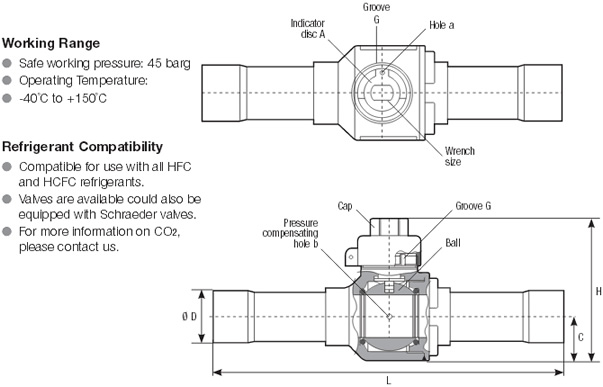 Parker Sporlan Ball Valves