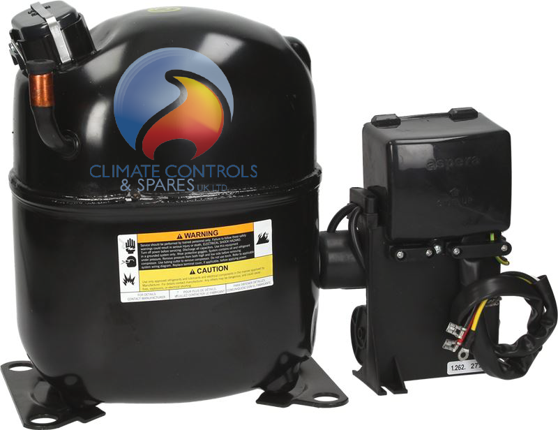 Compressor Csr Embraco NJ2212GK CSR 1-1/4HP Compressor CSCR - Tubed or Valved